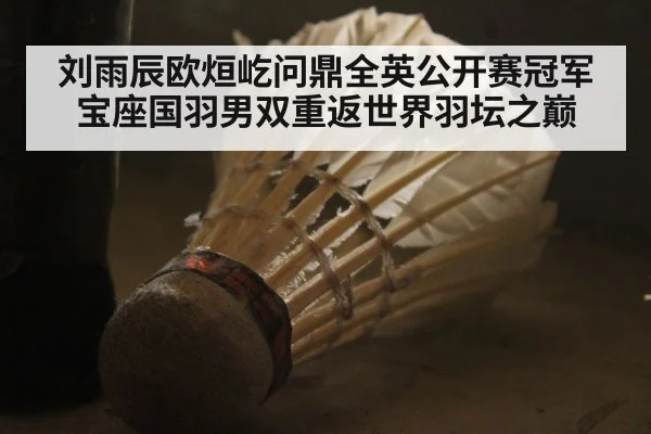 刘雨辰欧烜屹问鼎全英公开赛冠军宝座国羽男双重返世界羽坛之巅