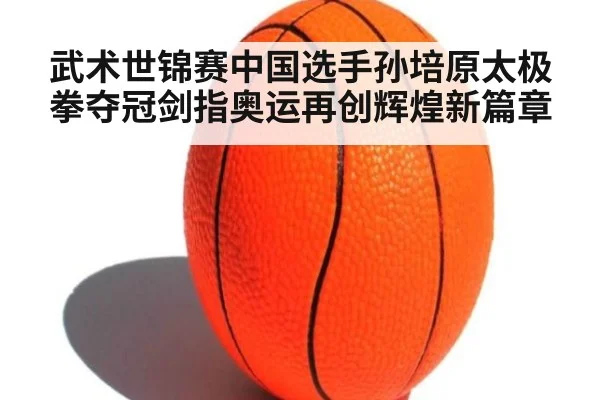 武术世锦赛中国选手孙培原太极拳夺冠剑指奥运再创辉煌新篇章